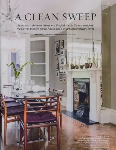 Beautiful Homes feature on Alex Cotton Interiors