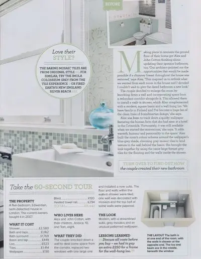 Ideal Home feature on Alex Cotton Interiors