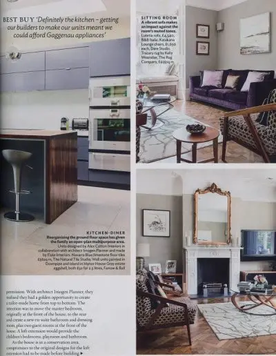 Beautiful Homes feature on Alex Cotton Interiors